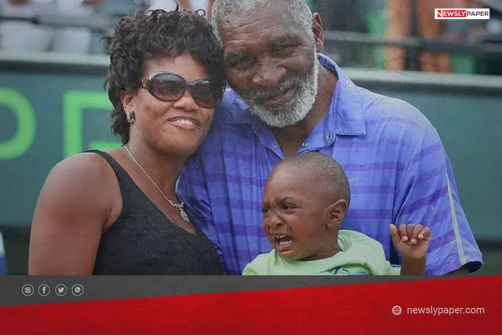 Dylan Starr Williams with his parents