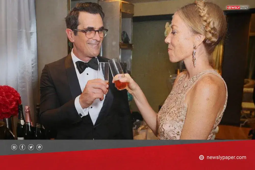 Holly Burrell with her husband Ty Burrell