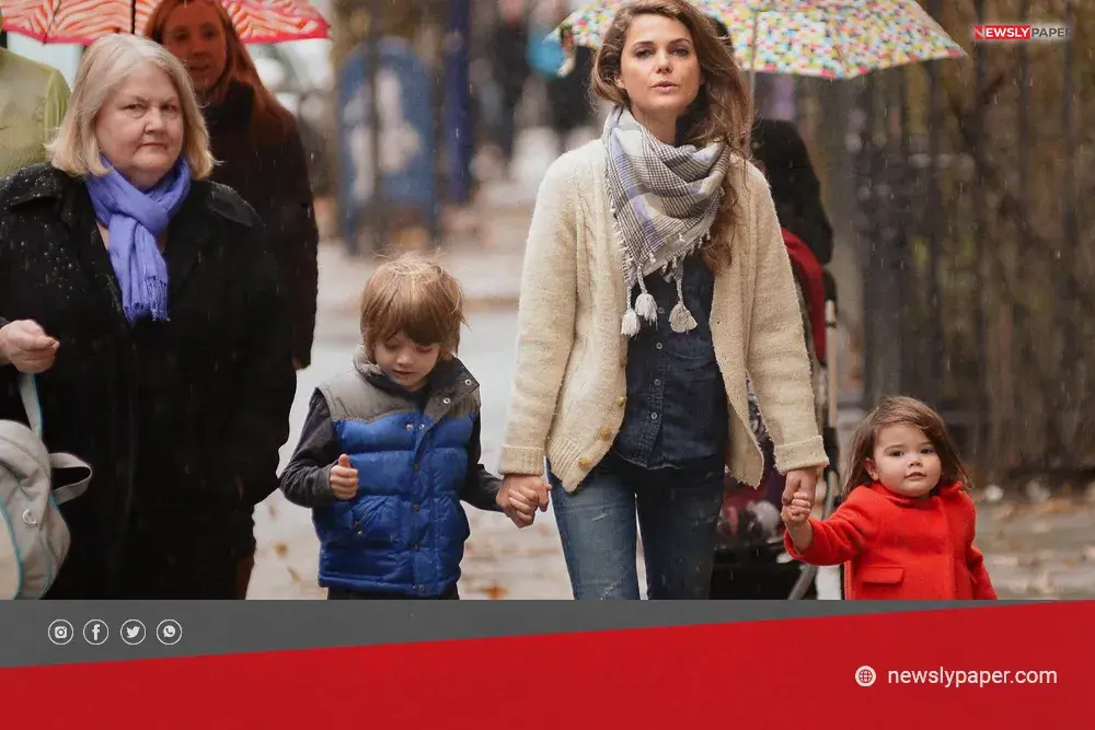 Keri Russell after divorce with children