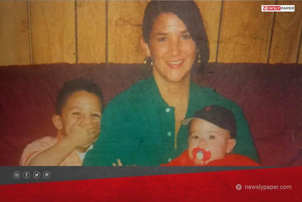 Young Veronica Gutierrez with her children
